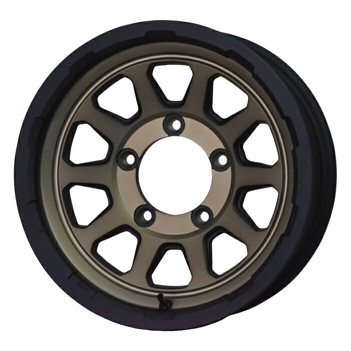 ホイール4本セット 15インチ 6J+0 5H-139.7 MADCROSS RANGER マットブロンズ｜タイヤ・ホイール専門店　ミクスト