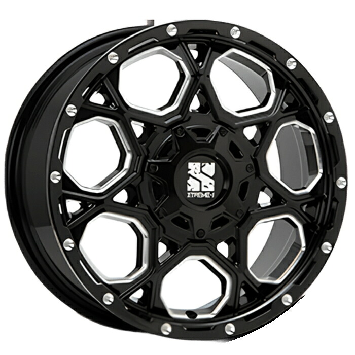 ホイール4本セット 17インチ 8J+20 6H-139.7 XTREME-J XJ06 サテンブラック｜タイヤ・ホイール専門店　ミクスト 61,215円