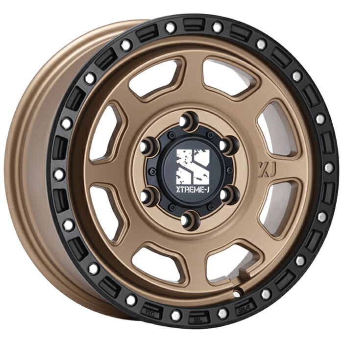 ホイール4本セット 16インチ 6.5J+38 6H-139.7 XTREME-J XJ07 マットブロンズ｜タイヤ・ホイール専門店　ミクスト