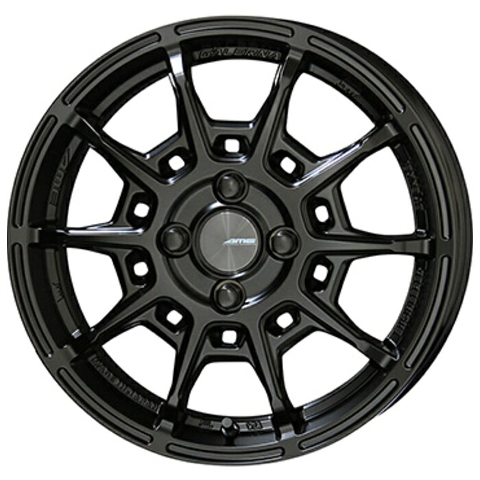 ホイール4本セット 15インチ 6J+45 4H-100 GALERNA REFINO マットブラック|タイヤ・ホイール専門店 ミクスト