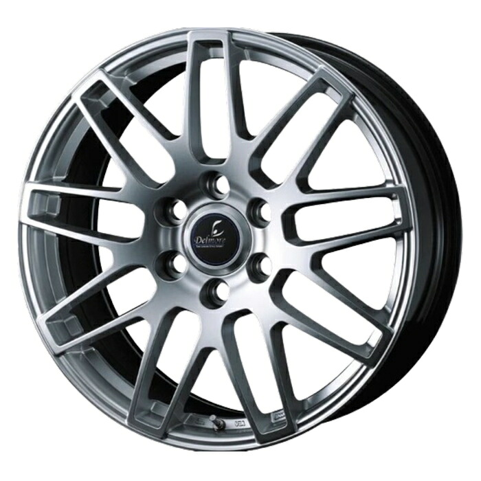ホイール4本セット 20インチ 8J+55 6H-139.7 トヨタ純正ナット用M14平面座 DELMORE LC.S ハイパーシルバー|タイヤ・ホイール専門店 ミクスト