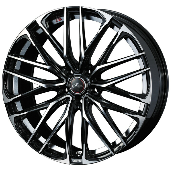 ホイール4本セット 16インチ 6.5J+40 5H-114.3 LEONIS SK PBMC｜タイヤ・ホイール専門店　ミクスト