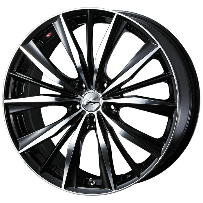 ホイール4本セット 19インチ 8J+48 5H-114.3 LEONIS VX BKMC｜タイヤ・ホイール専門店　ミクスト