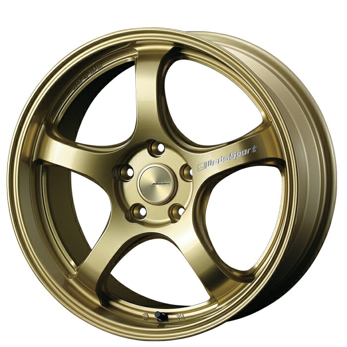 ホイール4本セット 18インチ 7.5J+45 5H-114.3 WedsSport RN-05M GOLD|タイヤ・ホイール専門店 ミクスト