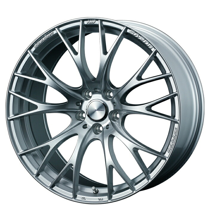 ホイール4本セット 19インチ 9.5J+38 5H-114.3 WedsSport SA-20R VI-SILVER|タイヤ・ホイール専門店 ミクスト