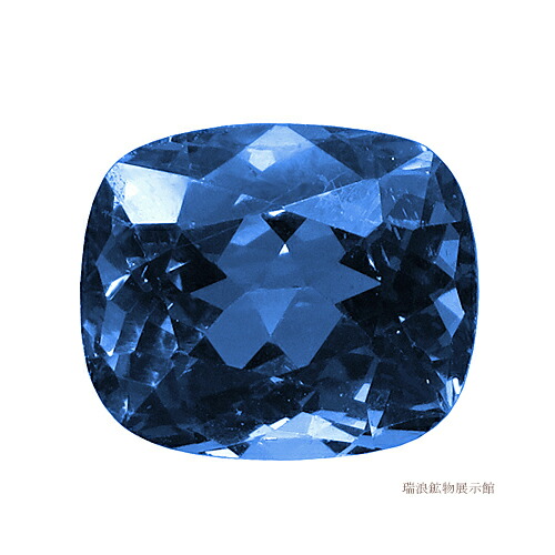 ブルーアパタイト Apatite 2.76コンピュータ断層撮影法 レアストーン ルース 形もよく愛らしさ的 落ち着いた青碧 ジンバブエ 瑞浪砿物見せびらかす館 6173
