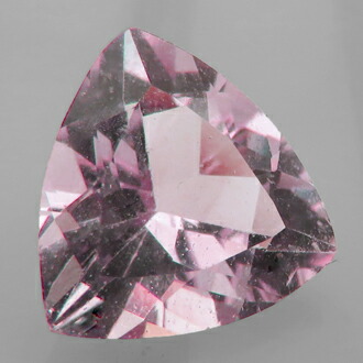 4166 裸石 ルース モルガナイト 1.65ct 淡いピンク 4月の誕生石 ブラジル産 瑞浪鉱物展示館