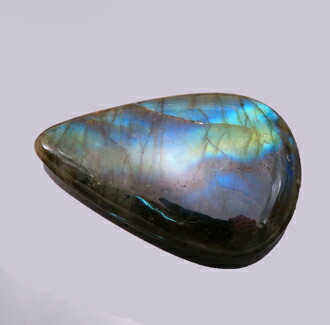 4265 裸石 ルース ラブラドライト 69.21ct スペクトロライト 青のシーン マダガスカル産 瑞浪鉱物展示館|瑞浪鉱物展示館