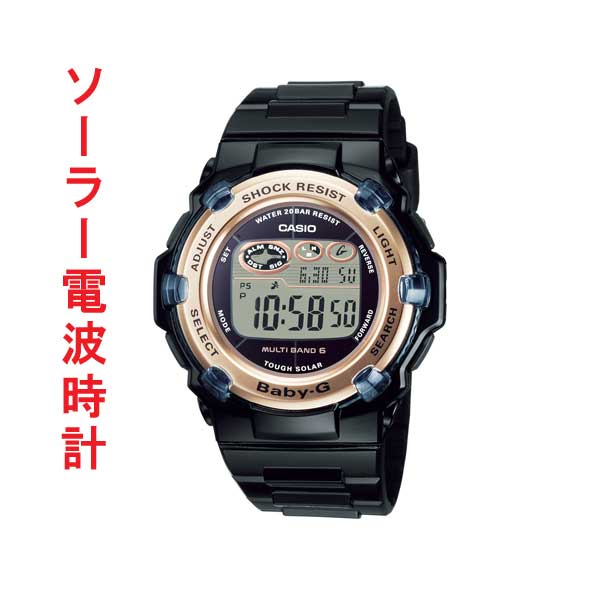 カシオ CASIO BABY-G ベビーG ソーラー 電波時計 BGR-3003U-1JF 女性用 腕時計 レディースウォッチ 国内正規品 取り寄せ品