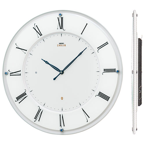 SEIKO EMBLEM GPS 電波時計 掛け時計 掛時計 HS555S 楽天市場