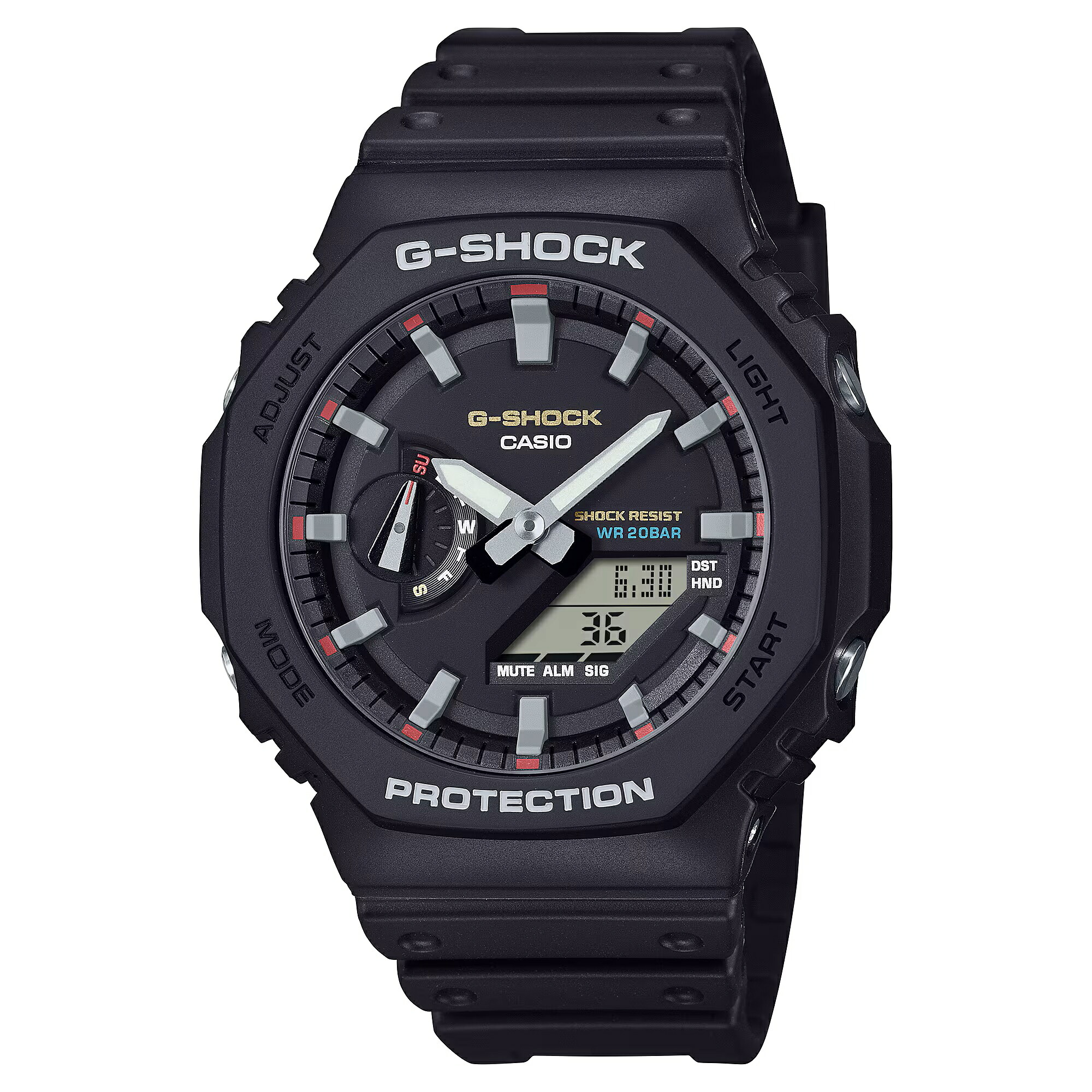 カシオ Ｇぼうぜん自失 CASIO G-SHOCK GA-2100RL-1AJF 乾電池式 メンズ ウォッチ アナデジ 国内置き目品 取り寄せ品 腕時計-メンズ腕時計