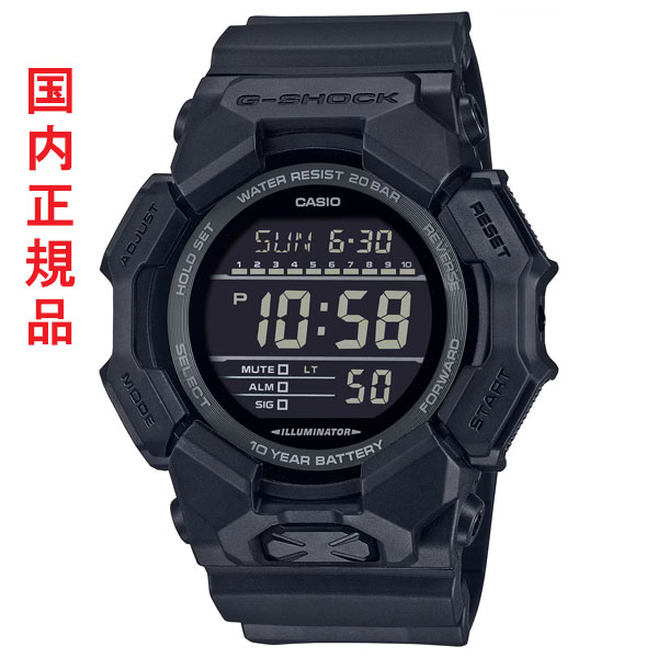カシオ CASIO Gショック G-SHOCK ブラック GD-010-1A1JF 反転液晶 電池寿命約10年 ビッグケース シリーズ メンズ 腕時計 男性 国内正規品 取り寄せ品
