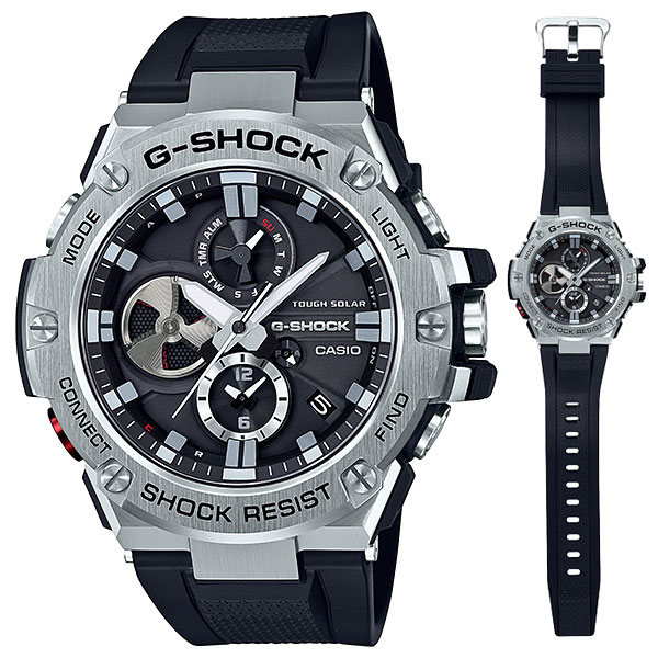 楽天市場 スマホと連動 カシオ Gショック Gst B100 1ajf ソーラー時計 Casio G Shock G Steel 刻印不可 国内正規品 取り寄せ品 森本時計店楽天市場店