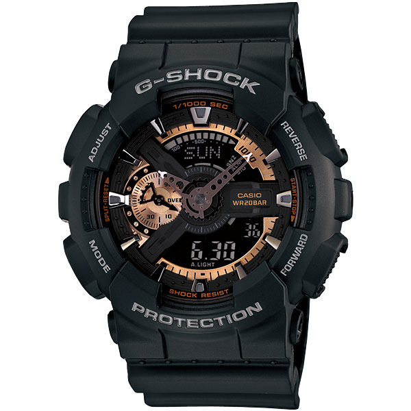 カシオ Ｇショック GA-110RG-1AJF ローズゴールド CASIO G-SHOCK メンズ腕時計 アナデジ 国内正規品 刻印対応、有料