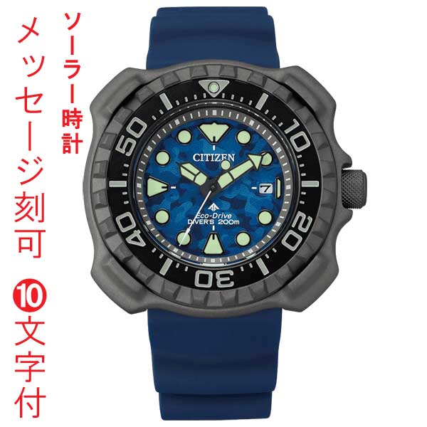 誕生日 腕時計 樹脂 エコドライブ パーソナルデータ シチズン ダイビング ウレタンバンド メンズ腕時計 ソーラー ダイバー0m ブルーカモフラージュ プロマスター Citizen 腕時計 Marineシリーズ Bn0227 09l 名入れ 名前 刻印10文字付 取り寄せ品 Ed7k
