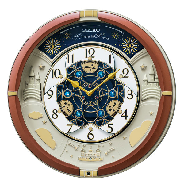楽天市場】セイコー SEIKO からくり時計 濃茶マーブル模様