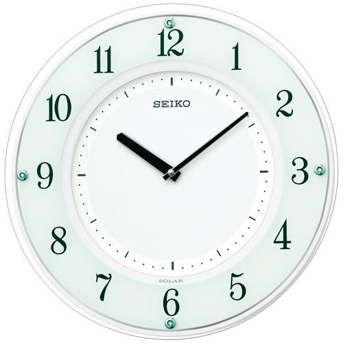 セセイコー SEIKO ソーラー 電波時計 壁掛け時計SF505W 文字入れ不可 取り寄せ品「sw-ka」|森本時計店店