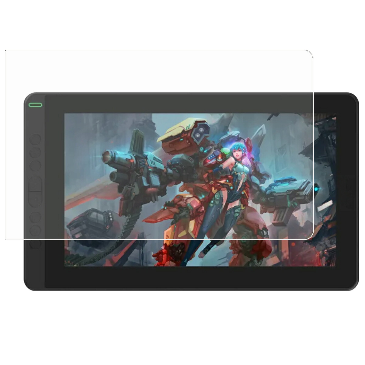 【2枚セット】HUION Kamvas 13 GS1331 用 [N40] 高硬度 9H アンチグレア タイプ 液晶 保護 フィルム ★ 強化 ガラスフィルム と同等の 高硬度9H フイオン カンバス サーティーン