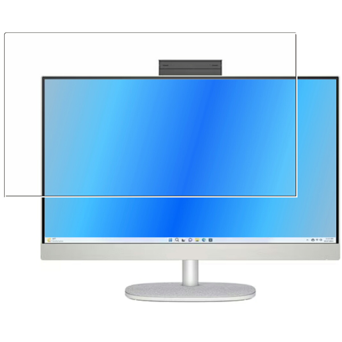【商品は保護フィルムのみ】 HP All-in-One 24-cr 24-cr0000 24-cr1000 2023/24年モデル 用 [DP] 防指紋 クリア タイプ 液晶 保護 フィルム ★ エイチピー