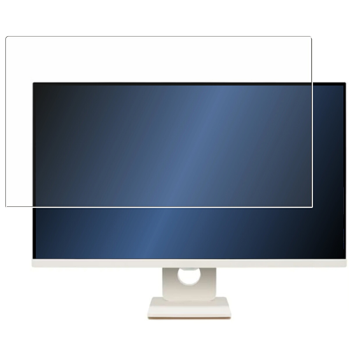【商品は保護フィルムのみ】 LG SMART Monitor 27SR50F 用 [DP] 超撥水 すべすべ 抗菌 抗ウイルス クリア タイプ 液晶 保護 フィルム ★ エルジーエレクトロニクス スマート モニター