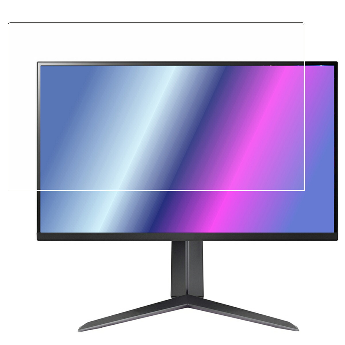 【商品は保護フィルムのみ】 LG UltraGear 27GS65F-B 用 [DP] 超撥水 すべすべ 抗菌 抗ウイルス クリア タイプ 液晶 保護 フィルム ★ エルジー エレクトロニクス