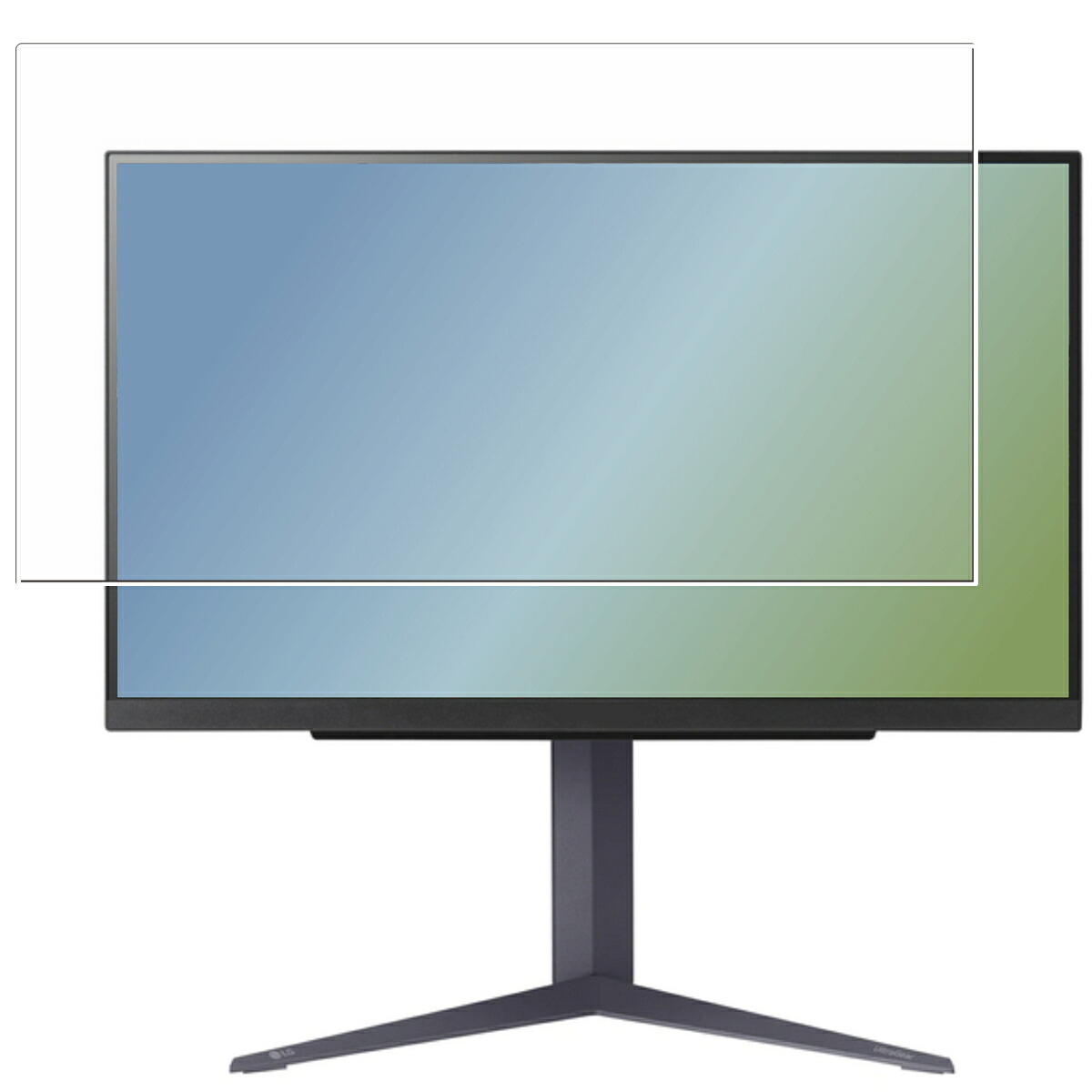 【商品は保護フィルムのみ】 LG UltraGear 27GS85Q-B 用 [DP] 抗菌 抗ウイルス 防指紋 クリア 液晶 保護 フィルム ★ エルジー エレクトロニクス ウルトラギア