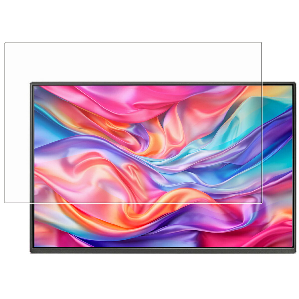 【2枚セット】JAPANNEXT JN-MD-IPS16WQXGAR 用 [N40] 安心の5大機能 衝撃吸収 ブルーライト カット 液晶 保護 フィルム 反射防止 抗菌 気泡レス ★ ジャパンネクスト