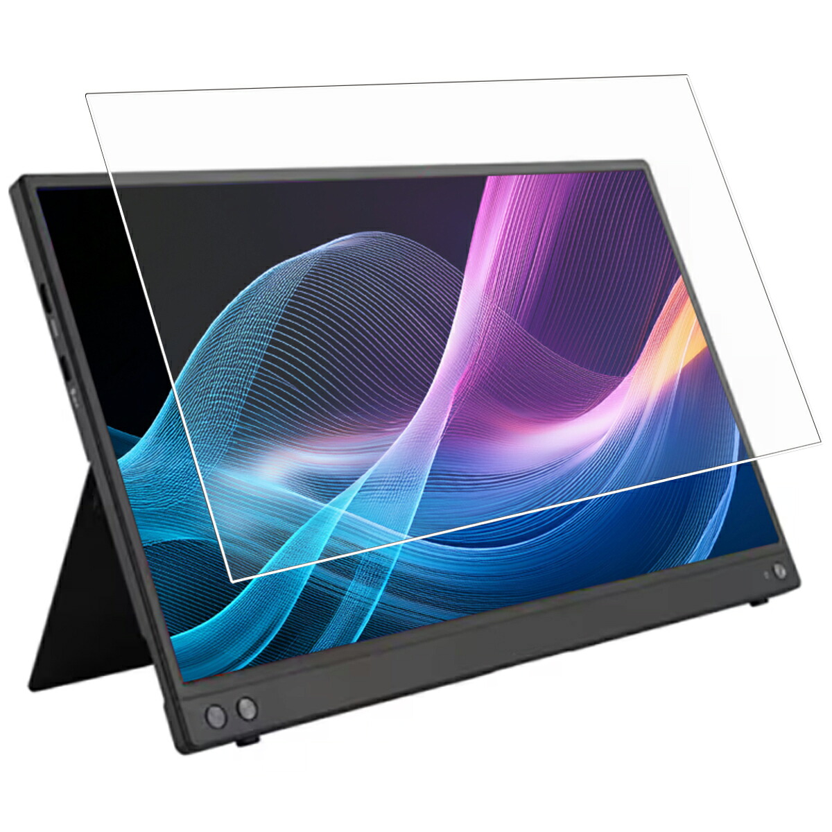 【2枚セット】ASUS ZenScreen MB16AHV 用 [N40] 安心の5大機能 衝撃吸収 ブルーライト カット 液晶 保護 フィルム 反射防止 抗菌 気泡レス ★ エイスース ゼンスクリーン 5,164円