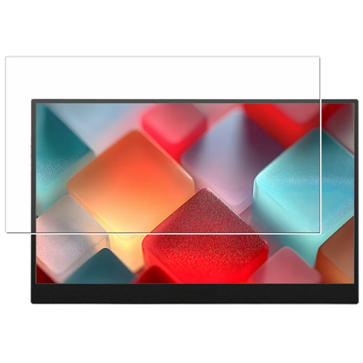 【2枚セット】JAPANNEXT JN-MD-IPS156F-T 用 [N40] 高硬度 9H ブルーライトカット クリア 液晶 保護 フィルム ★ 強化 ガラスフィルム と同等の 高硬度9H フィルム ジャパンネクスト