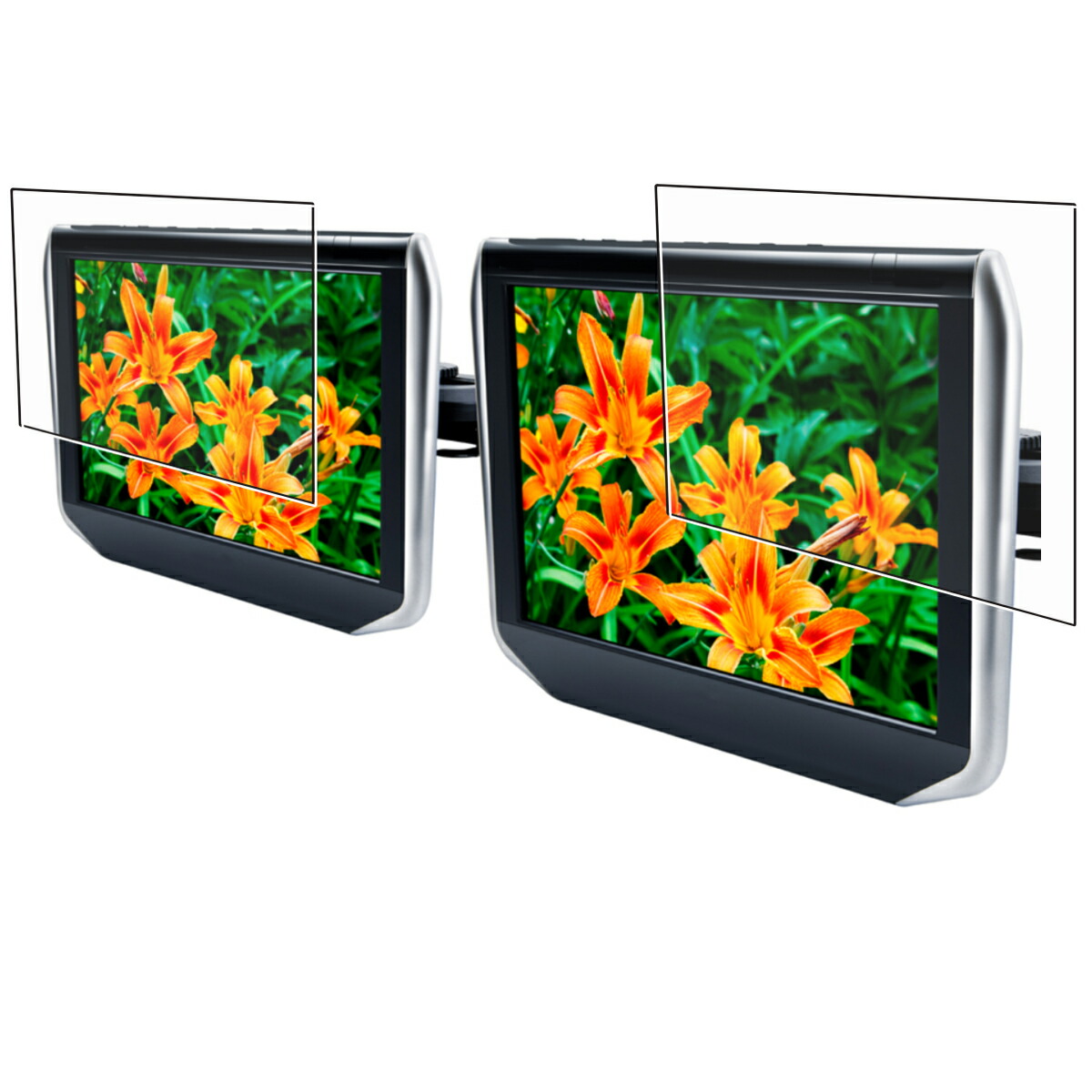 9型WSVGAヘッドレスト取付け型リアビジョン2台パック　SSA9ST 9型WSVGAヘッドレスト取付け型リアビジョン2台パックSSA9ST