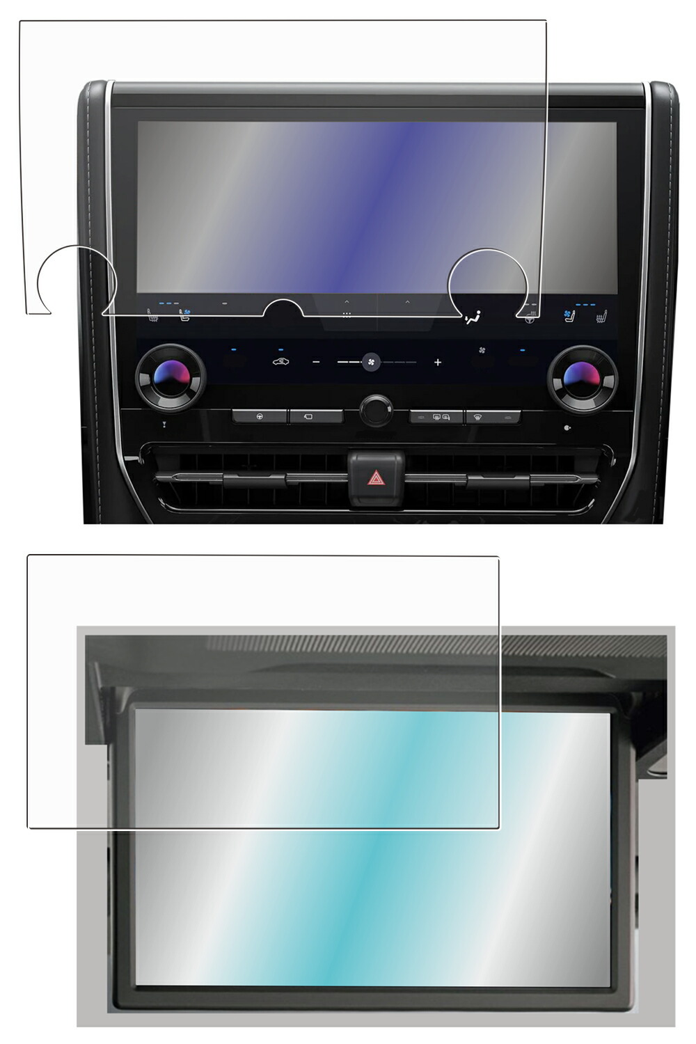 楽天市場】40系 新型 アルファード ヴェルファイア リアモニター 14