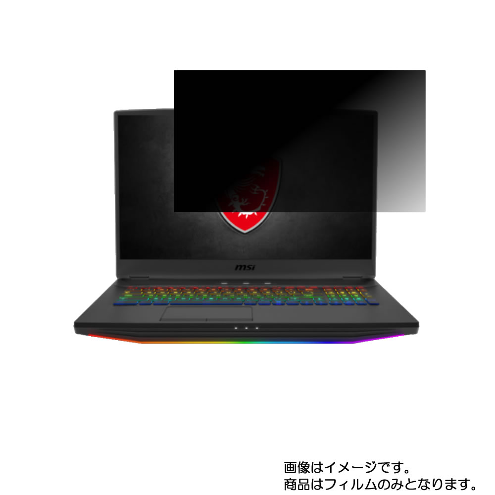 【2枚セット】MSI GT76 TITAN GT76-9SGS-256JP 2020年4月モデル 用 [N40]【 4way のぞき見防止 プライバシー保護 】画面に貼る液晶 保護 フィルム ★ エムエスアイ ジーティー タイタン