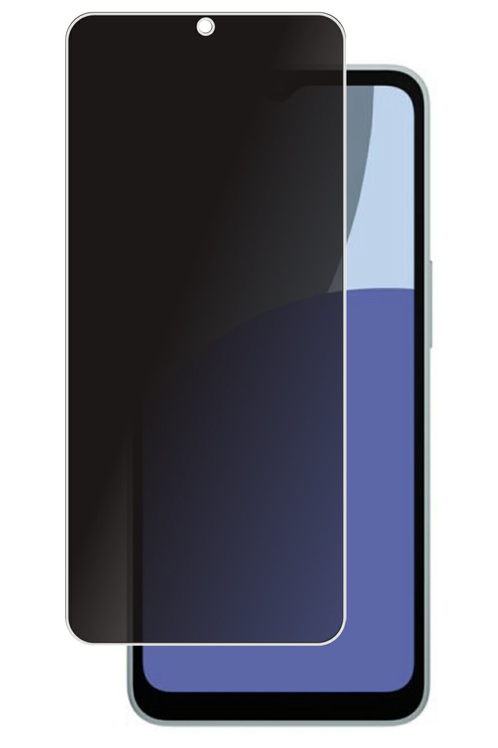 【2枚セット】シャープ AQUOS wish4 用 のぞき見防止 プライバシー保護 液晶 保護 フィルム ★ SHARP アクオス ウィッシュ フォー