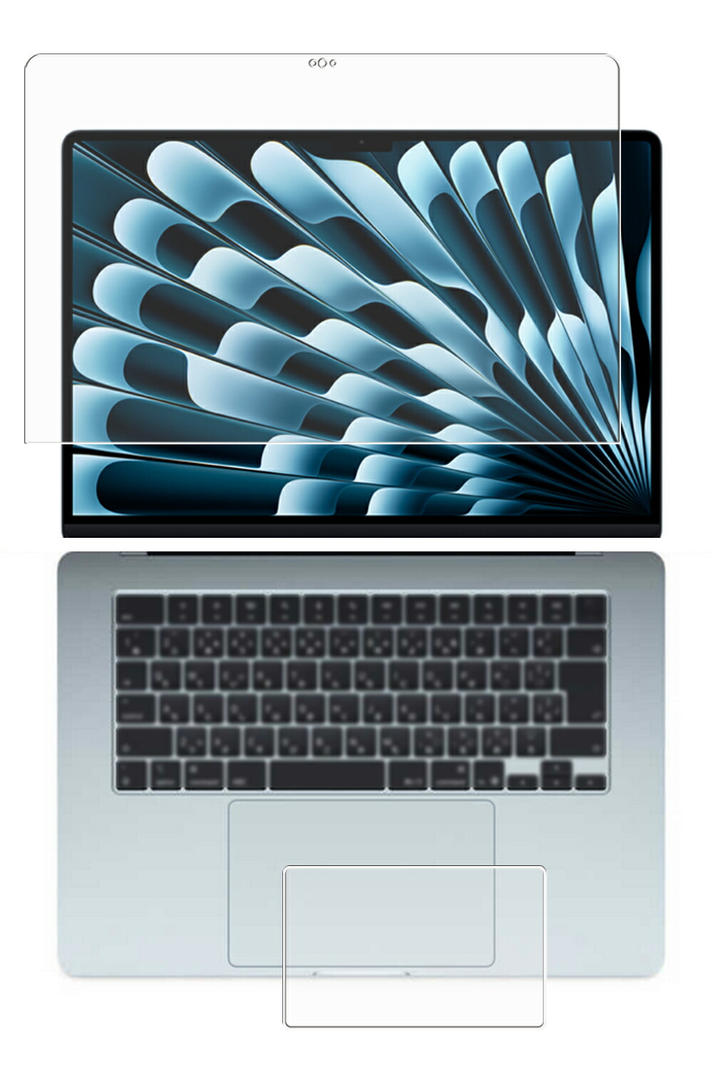 楽天市場】[2枚組(画面+タッチパッド)] MacBook Air M4 2025 13インチ