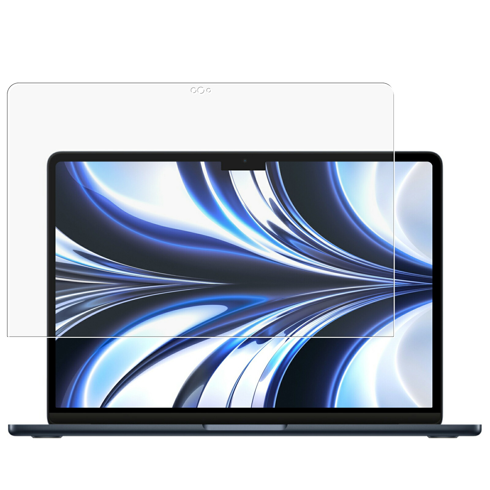 ClearView MacBook Air マット タッチパッド M2用 反射防止 保護フィルム 抗菌 クリア 13.6 パームレスト 反射低減 底面  天板 高機能 日本製 タイプ 2022 保護 液晶 フィルム スムースタッチ カーボン調