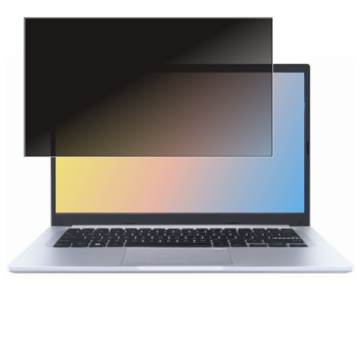 【2枚セット】【着脱式】 ASUS Vivobook 14 M1402IA-EB084W 2022年7月モデル 用 [N35] 用 2way プライバシー保護 フィルター 着脱タイプ ★ エイスース ビボブック フォーティーン