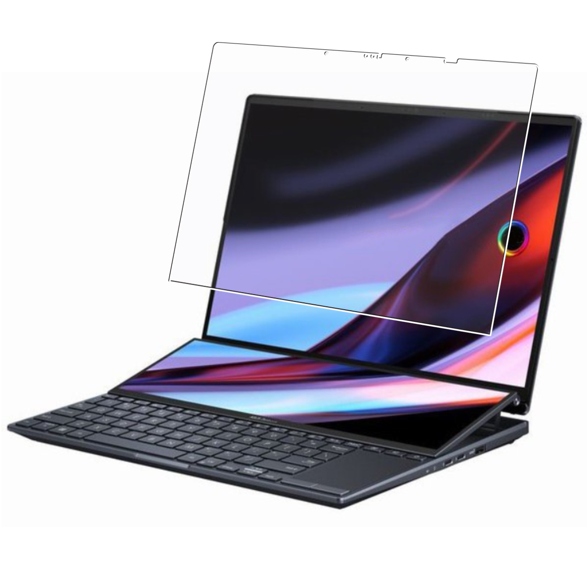 1497円 海外限定 Asus Zenbook Pro 14 Duo Oled Ux8402 22年モデル 用 N35 高硬度 9h ブルーライトカット クリア 液晶 保護 フィルム エイスース ゼンブック プロ デュオ オーレッド 強化 ガラスフィルム と同等の 高硬度9h