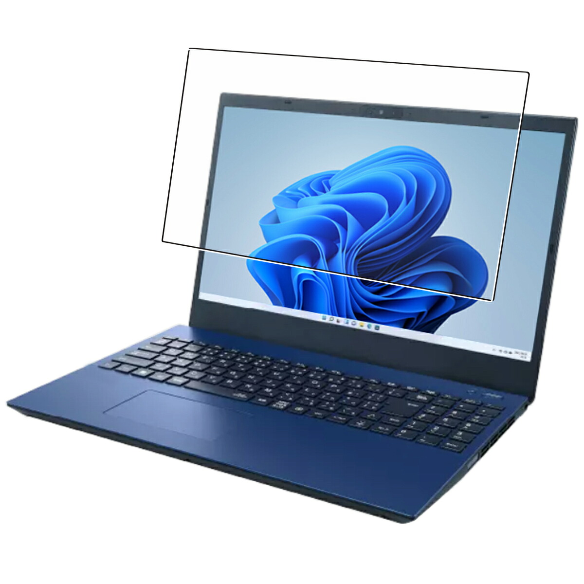 【2枚セット】NEC LAVIE N15 / LAVIE Direct N15 2022年秋冬モデル 用 [N40] 超撥水 すべすべ 抗菌 抗ウイルス クリア タイプ 液晶 保護 フィルム ★ エヌイーシー ラヴィ ダイレクト