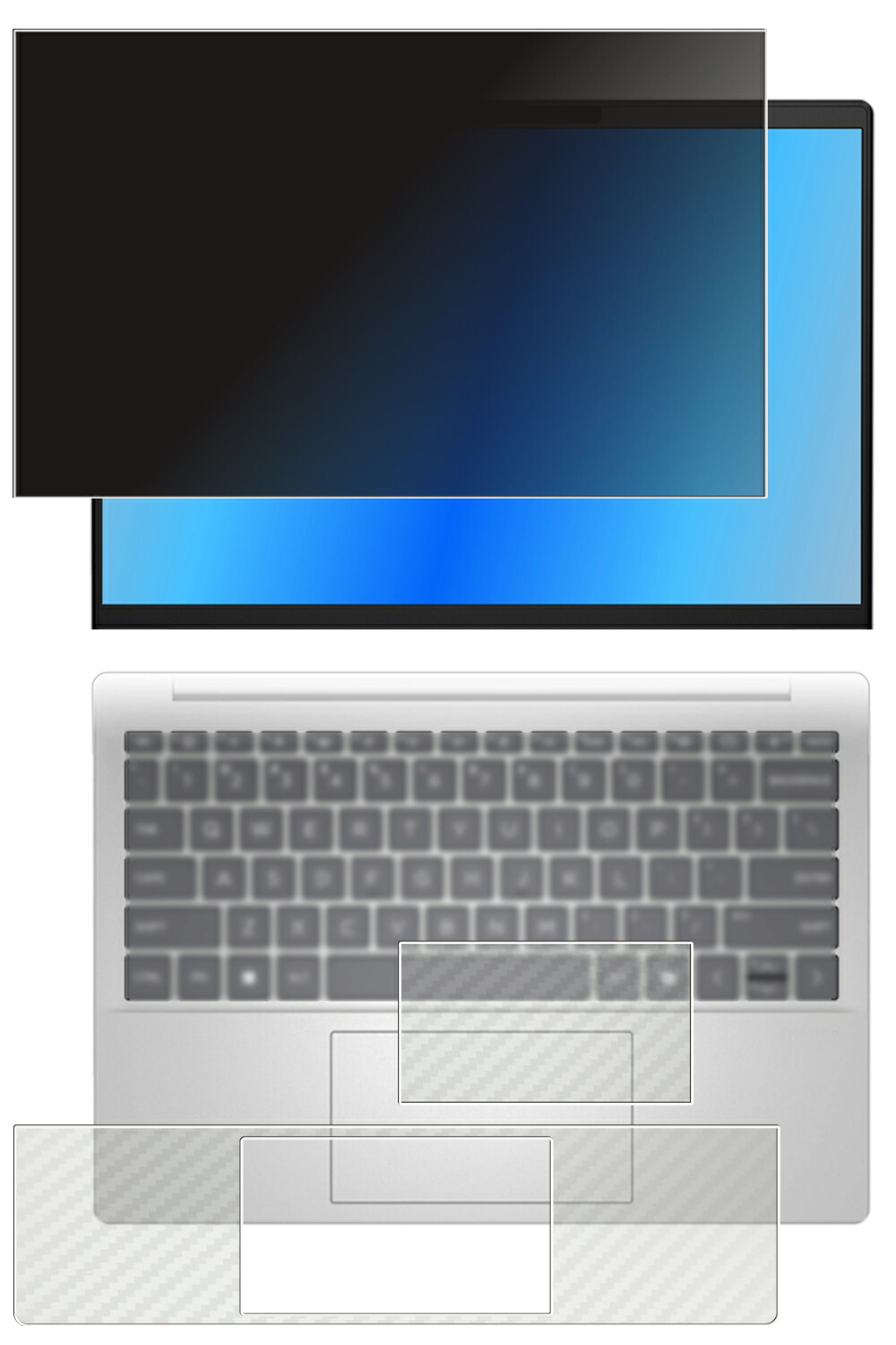 【百貨店SALE 10%OFF】【3点書き割り(画面+パームレスト+手当たりパッド)】HP Pavilion Aero 13-bg 13-bg0000 2024年ひな形 用 [N30] 4way のぞき見押しとどめる 非公開保護すること 液晶 保護すること 写真フィルム ＋ 炭素調 保護すること写真フィルム ★