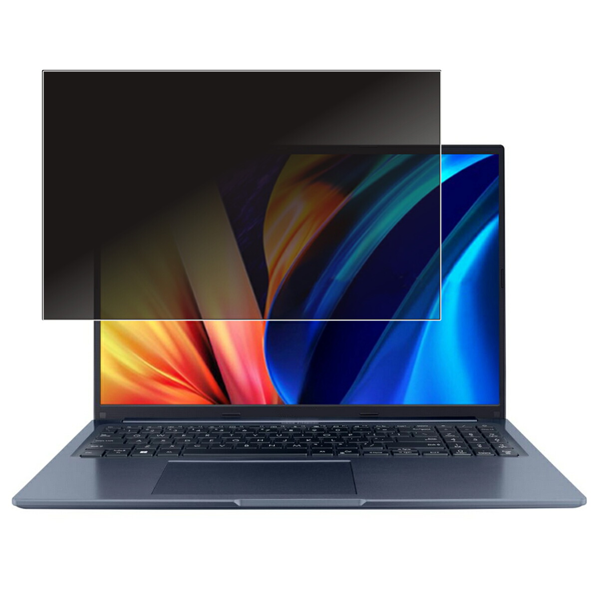 【2枚セット】ASUS Vivobook 16X M1603 2022年モデル 用 [N40] 4way のぞき見防止 プライバシー保護 画面に貼る 液晶 保護 フィルム ★ エイスース ビボブック シックスティーンエックス