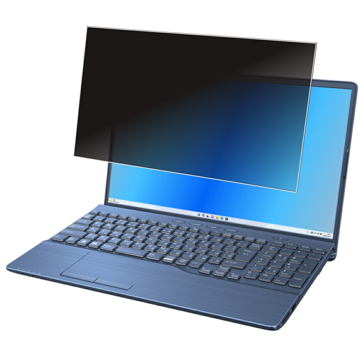 Fujitsu FMV LIFEBOOK AH50/H1 AH55/H1 WAB/H1 2023年1月モデル 用 [N40] 4way のぞき見防止 プライバシー保護 画面に貼る 液晶 保護 フィルム ★ フジツウ エフエムブイ ライフブック｜モバイルマスター
