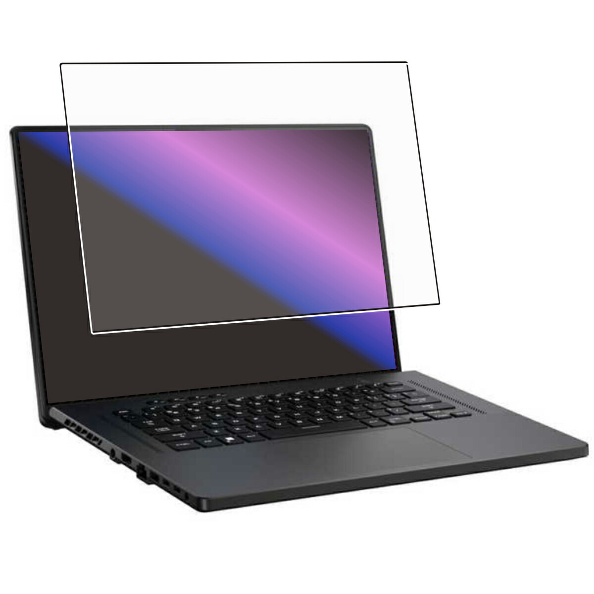 【2枚セット】ASUS ROG Zephyrus G16 GU603 2023年モデル 用 [N40] 高機能 反射防止 スムースタッチ 抗菌 液晶 保護 フィルム ★ エイスース アールオージー ゼフィルス ジーシックスティーン