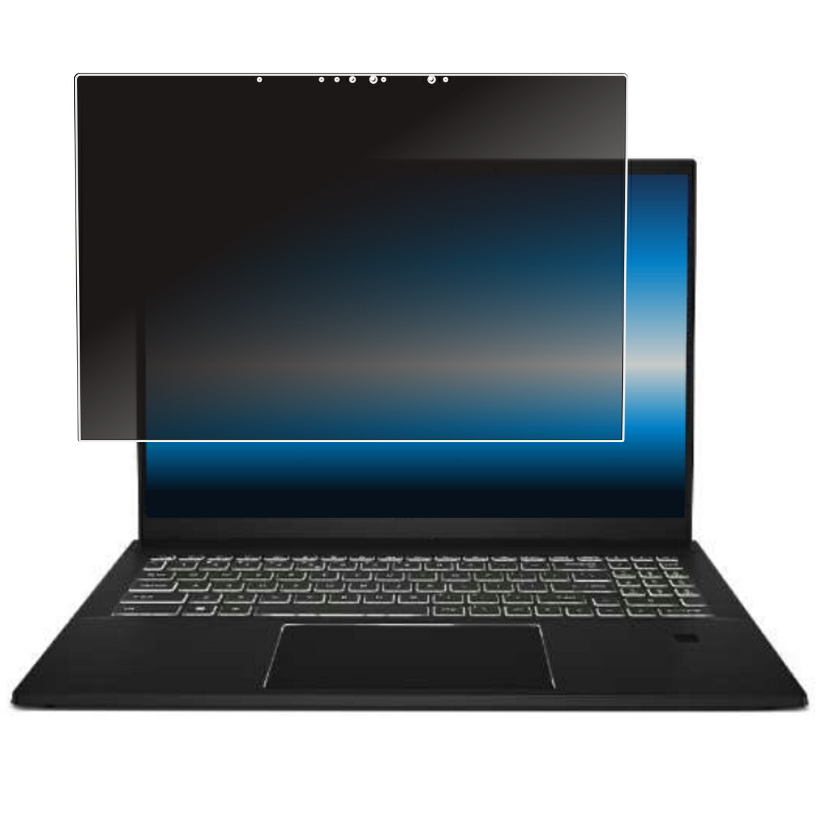 MSI Summit E16 Flip A13V 2023/24年モデル 用 [N40] 4way のぞき見防止 プライバシー保護 画面に貼る 液晶 保護 フィルム ★ エムエスアイ サミット イーシックスティーン フリップ｜モバイルマスター