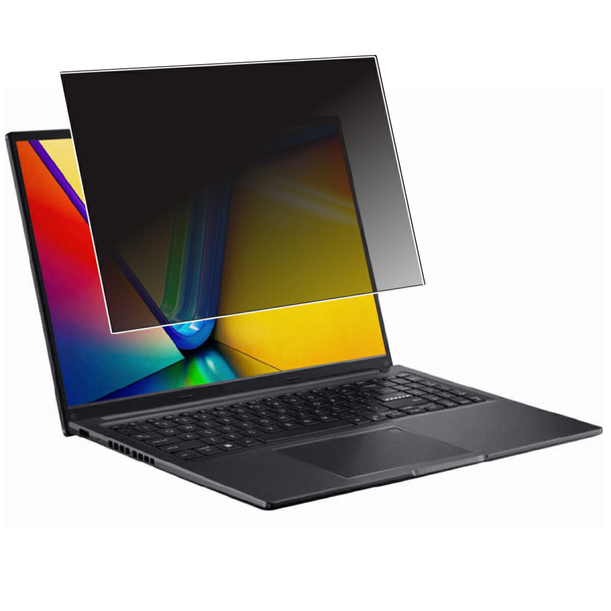 【2枚セット】【着脱式】 ASUS Vivobook 16 M1605 2023/24年モデル 16インチ 用 [N40] 用 2way プライバシー保護 フィルター 着脱タイプ ★ エイスース ビボブック シックスティーン
