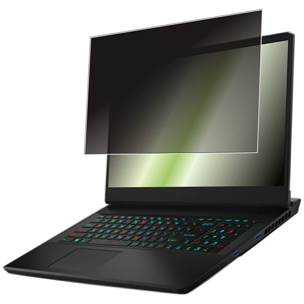 【百貨店SALE 10%OFF】MSI Alpha 17 C7V 2023年ひな形 用 [N40] 4way のぞき見押しとどめる 非公開保護すること 画面に貼る 液晶 保護すること 写真フィルム ★ エムエスアイ アルファ 七つ青二才