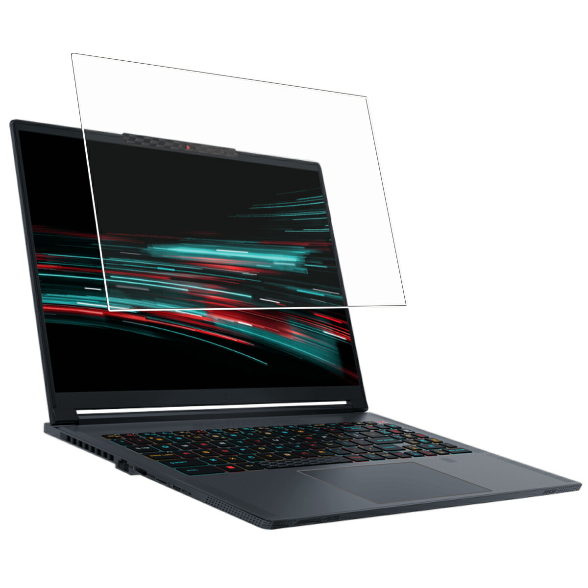 【2枚セット】MSI Stealth 16 Mercedes-AMG Motorsport A13V 2023年モデル 用 [N40] 抗菌 抗ウイルス 防指紋 クリア 液晶 保護 フィルム ★ エムエスアイ ステルス シックスティーン メルセデス エーエムジー モータースポーツ