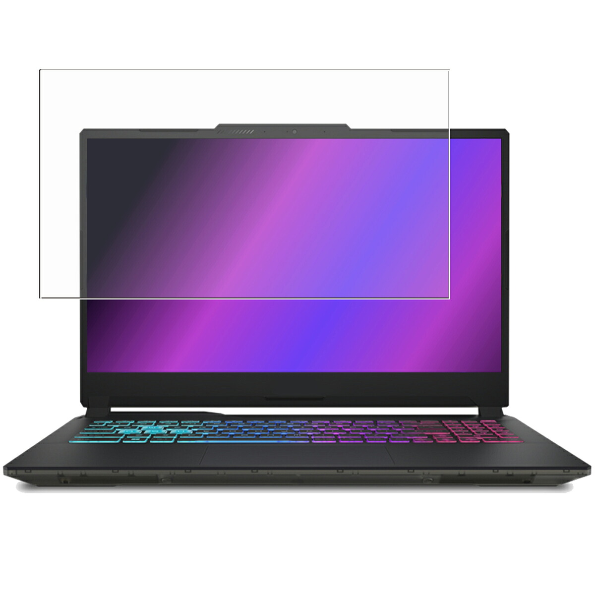 【2枚セット】MSI Cyborg 15 A13V 2024年モデル 用 [N40] 高機能 反射防止 スムースタッチ 抗菌 液晶 保護 フィルム ★ エムエスアイ サイボーグ フィフティーン