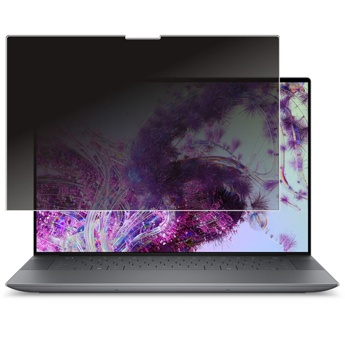 【2枚セット】Dell XPS 16 9640 2024年モデル 光沢ディスプレイ 用 [N40] 4way のぞき見防止 プライバシー保護 画面に貼る 液晶 保護 フィルム ★ デル エックスピーエス シックスティーン