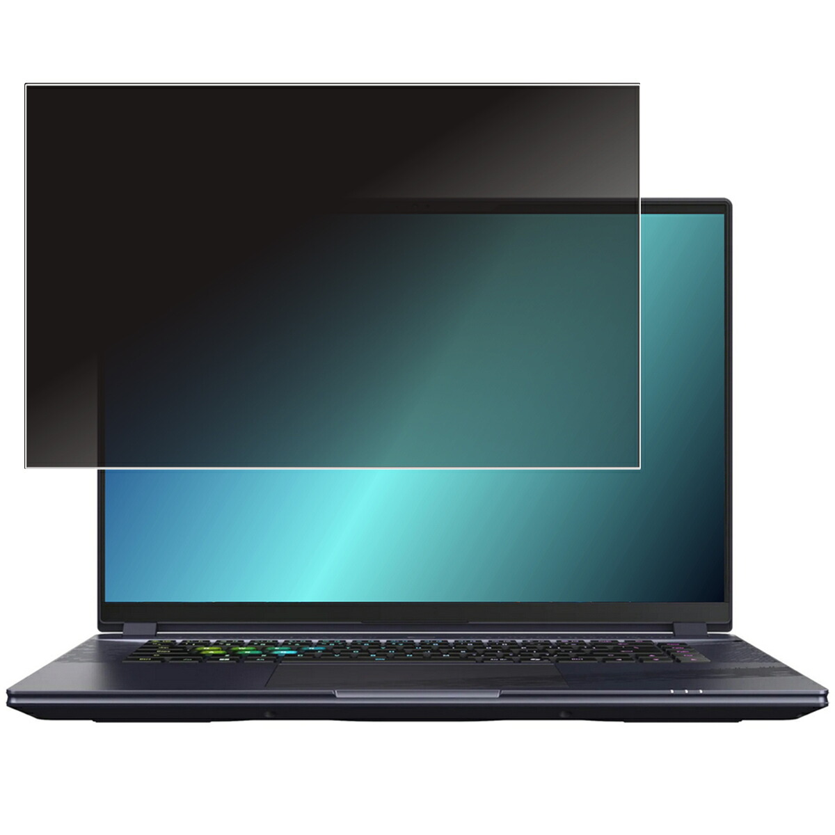 【2枚セット】【着脱式】 GIGABYTE AORUS 16X (2024) 用 [N40] 用 2way プライバシー保護 フィルター 着脱タイプ ★ ギガバイト オーラス シックスティーンエックス