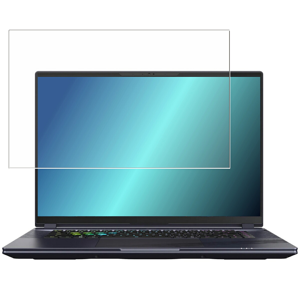 【2枚セット】GIGABYTE AORUS 16X (2024) 用 [N40] 超撥水 すべすべ 抗菌 抗ウイルス クリア タイプ 液晶 保護 フィルム ★ ギガバイト オーラス シックスティーンエックス